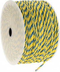 Ideal - 1,000 Ft. Long, 125 Lb. Load, Polypropylene Rope - 1/4 Inch Diameter, 1,125 Lb. Breaking Strength - Exact Tooling