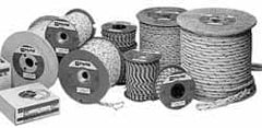 Ideal - 250 Ft. Long, 466 Lb. Load, Polypropylene Rope - 1/2 Inch Diameter, 3,780 Lb. Breaking Strength - Exact Tooling