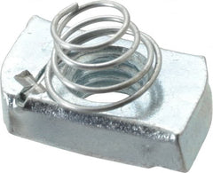 Thomas & Betts - Steel Short Spring Strut Nut - 1/2" Bolt, Used with Thomas & Betts Channel Type B Only - Exact Tooling