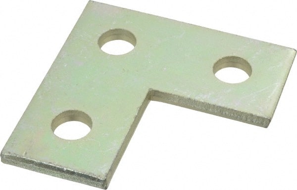 Thomas & Betts - Zinc Dichromate Steel Flat Plate Strut Fitting - Used with Joining Metal Framing Channel & Strut - Exact Tooling