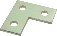 Thomas & Betts - Zinc Dichromate Steel Flat Plate Strut Fitting - Used with Joining Metal Framing Channel & Strut - Exact Tooling