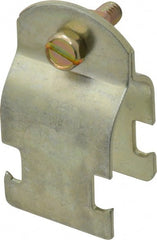 Thomas & Betts - 3/4" Pipe, 14 Gauge" Pipe or Conduit Clamp - Gold Galvanized, Rigid & IMC Conduit - Exact Tooling