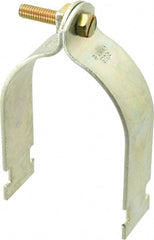 Thomas & Betts - 3" Pipe, 1/8 Gauge" Pipe or Conduit Clamp - Gold Galvanized, Rigid & IMC Conduit - Exact Tooling