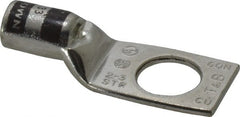 Thomas & Betts - 2 AWG Noninsulated Compression Connection Square Ring Terminal - 1/2" Stud, 1.92" OAL x 3/4" Wide, Tin Plated Copper Contact - Exact Tooling