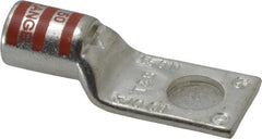 Thomas & Betts - 3/0 AWG Noninsulated Compression Connection Rectangle Ring Terminal - 1/2" Stud, 2.35" OAL x 0.92" Wide, Tin Plated Copper Contact - Exact Tooling