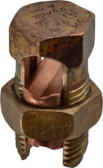 Thomas & Betts - 14 to 2/0 AWG, Copper Wire Compatible, Copper Alloy, Hex Split Bolt Connector - 1-13/16" OAL, 7/8" Head Width, 1-1/16" Base Width - Exact Tooling