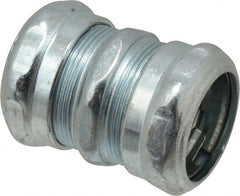Thomas & Betts - 1" Trade, Steel Compression EMT Conduit Coupling - Noninsulated - Exact Tooling