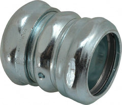 Thomas & Betts - 1-1/4" Trade, Steel Compression EMT Conduit Coupling - Noninsulated - Exact Tooling