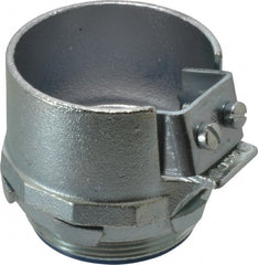 Thomas & Betts - 3" Trade, Malleable Iron Set Screw Straight FMC Conduit Connector - Insulated - Exact Tooling
