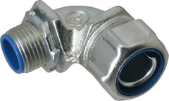 Thomas & Betts - 1/2" Trade, Malleable Iron Threaded Angled Liquidtight Conduit Connector - Insulated - Exact Tooling