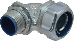 Thomas & Betts - 3/4" Trade, Malleable Iron Threaded Angled Liquidtight Conduit Connector - Insulated - Exact Tooling