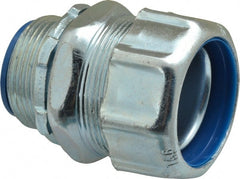 Thomas & Betts - 1-1/4" Trade, Steel Threaded Straight Liquidtight Conduit Connector - Noninsulated - Exact Tooling