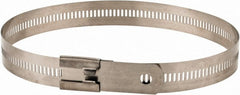 Thomas & Betts - 12" Long Black Stainless Steel Standard Cable Tie - 250 Lb Tensile Strength, 0.25mm Thick, 1-3/4" Max Bundle Diam - Exact Tooling