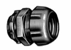Thomas & Betts - 4" Trade, Malleable Iron Compression Straight Rigid/Intermediate (IMC) Conduit Connector - Noninsulated - Exact Tooling