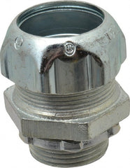 Thomas & Betts - 3/4" Trade, Malleable Iron Compression Straight Rigid/Intermediate (IMC) Conduit Connector - Noninsulated - Exact Tooling