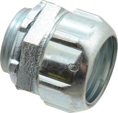 Thomas & Betts - 1" Trade, Malleable Iron Compression Straight Rigid/Intermediate (IMC) Conduit Connector - Noninsulated - Exact Tooling