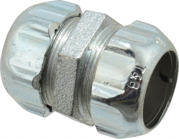 Thomas & Betts - 3/4" Trade, Malleable Iron Compression Rigid/Intermediate (IMC) Conduit Coupling - Noninsulated - Exact Tooling