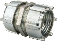 Thomas & Betts - 1-1/2" Trade, Malleable Iron Compression Rigid/Intermediate (IMC) Conduit Coupling - Noninsulated - Exact Tooling