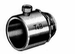 Thomas & Betts - 4" Trade, Malleable Iron Set Screw Straight Rigid/Intermediate (IMC) Conduit Connector - Insulated - Exact Tooling