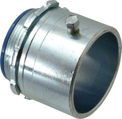 Thomas & Betts - 2" Trade, Steel Set Screw Straight Rigid/Intermediate (IMC) Conduit Connector - Insulated - Exact Tooling