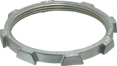 Thomas & Betts - 4" Trade, Malleable Iron Threaded Rigid/Intermediate (IMC) Conduit Locknut - Noninsulated - Exact Tooling