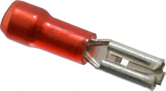 Thomas & Betts - 22 to 18 AWG, Nylon, Fully Insulated, Female Wire Disconnect - 0.11 Inch Wide Tab, Red, RoHS Compliant, UL 94 V-2 - Exact Tooling