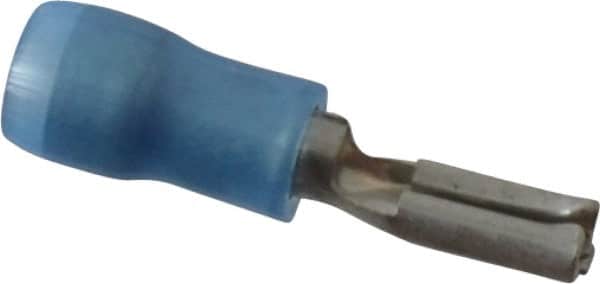 Thomas & Betts - 16 to 14 AWG, Nylon, Fully Insulated, Female Wire Disconnect - 0.11 Inch Wide Tab, Blue, RoHS Compliant, UL 94 V-2 - Exact Tooling