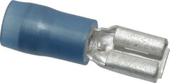 Thomas & Betts - 16 to 14 AWG, Nylon, Fully Insulated, Female Wire Disconnect - 3/16 Inch Wide Tab, Blue, CSA Certified, RoHS Compliant, UL 94 V-2, UL File E66716, UL Listed - Exact Tooling