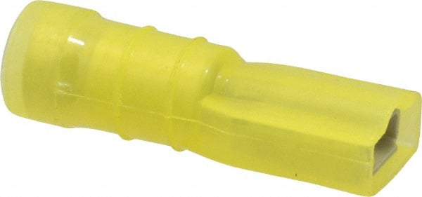 Thomas & Betts - 12 to 10 AWG, Nylon, Fully Insulated, Female Wire Disconnect - 1/4 Inch Wide Tab, Yellow, CSA Certified, RoHS Compliant, UL 94 V-2, UL File E66716, UL Listed - Exact Tooling