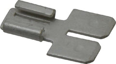 Thomas & Betts - 22 to 18 AWG, Noninsulated, Male Wire Disconnect - Silver, 1/4 Inch Wide Tab, RoHS Compliant, UL 94 V-0 - Exact Tooling