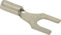 Thomas & Betts - #8 Stud, 22 to 16 AWG Compatible, Noninsulated, Crimp Connection, Standard Fork Terminal - Exact Tooling