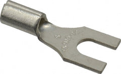 Thomas & Betts - #6 Stud, 18 to 14 AWG Compatible, Noninsulated, Crimp Connection, Standard Fork Terminal - Exact Tooling