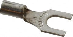 Thomas & Betts - #8 Stud, 18 to 14 AWG Compatible, Noninsulated, Crimp Connection, Standard Fork Terminal - Exact Tooling