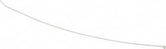 Thomas & Betts - 14" Long Natural (Color) Nylon Standard Cable Tie - 18 Lb Tensile Strength, 1.1mm Thick, 101.6mm Max Bundle Diam - Exact Tooling
