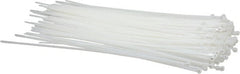 Thomas & Betts - 14.2" Long Natural (Color) Nylon Standard Cable Tie - 50 Lb Tensile Strength, 1.4mm Thick, 101.6mm Max Bundle Diam - Exact Tooling