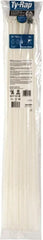 Thomas & Betts - 30" Long Natural (Color) Nylon Standard Cable Tie - 120 Lb Tensile Strength, 1.52mm Thick, 228.6mm Max Bundle Diam - Exact Tooling