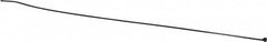 Thomas & Betts - 14" Long Black Nylon Standard Cable Tie - 18 Lb Tensile Strength, 1.1mm Thick, 101.6mm Max Bundle Diam - Exact Tooling