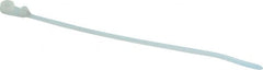 Thomas & Betts - 6" Long Natural (Color) Nylon Mountable Cable Tie - 40 Lb Tensile Strength, 1.31mm Thick, 28.7mm Max Bundle Diam - Exact Tooling