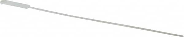 Thomas & Betts - 14.2" Long Natural (Color) Nylon Identification Flag Marker Tie - 50 Lb Tensile Strength, 1.41mm Thick, 4" Max Bundle Diam - Exact Tooling