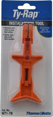 Thomas & Betts - 3/32 to 0.184 Inch Wide, 18 to 50 Lb. Tensile Strength, Plastic Cable Tie Installation Tool - Manual Actuation, RoHS Compliant - Exact Tooling