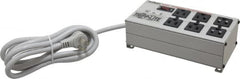 Tripp-Lite - 6 Outlets, 120 Volts, 15 Amps, 6' Cord, Power Outlet Strip - Free Hanging, Keyhole Mount, 1-15P NEMA Configuration, 9" Strip - Exact Tooling