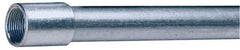 Made in USA - 3/4" Trade Size, 10' Long, Rigid Conduit - Steel, 3/4" ID - Exact Tooling