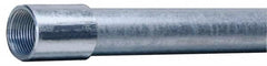 Made in USA - 1-1/4" Trade Size, 10' Long, Rigid Conduit - Steel, 1-1/4" ID - Exact Tooling