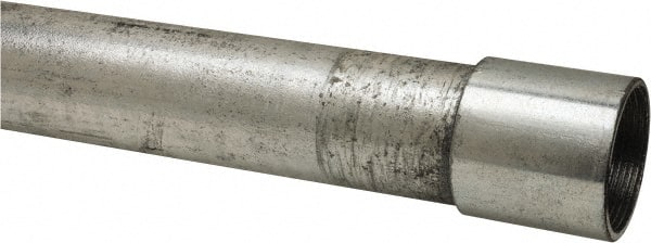 Made in USA - 1-1/2" Trade Size, 10' Long, Rigid Conduit - Steel, 1-1/2" ID - Exact Tooling
