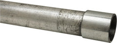 Made in USA - 1-1/2" Trade Size, 10' Long, Rigid Conduit - Steel, 1-1/2" ID - Exact Tooling