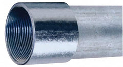 Made in USA - 3" Trade Size, 10' Long, Rigid Conduit - Steel, 3" ID - Exact Tooling