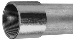 Made in USA - 3-1/2" Trade Size, 10' Long, Rigid Conduit - Steel, 3-1/2" ID - Exact Tooling
