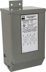 Sola/Hevi-Duty - 1 Phase, 240-480 Volt Input, 120/240 Volt Output, 60 Hz, 1 kVA, General Purpose Transformer - 4, 12, 3R, 4X NEMA Rating, 239°F Temp Rise, 6 Inch Wide x 5 Inch Deep x 10 Inch High, Indoor, Outdoor, Wall Mount - Exact Tooling