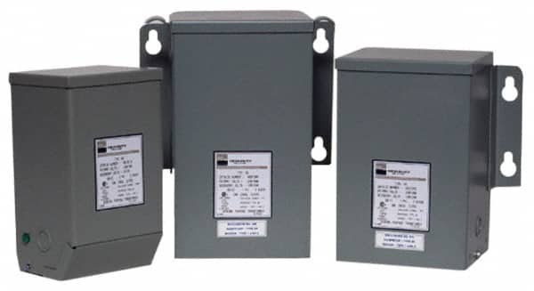 Sola/Hevi-Duty - 1 Phase, 240-480 Volt Input, 120/240 Volt Output, 60 Hz, 7.5 kVA, General Purpose Transformer - 4, 12, 3R, 4X NEMA Rating, 239°F Temp Rise, 14 Inch Wide x 9 Inch Deep x 17 Inch High, Indoor, Outdoor, Wall Mount - Exact Tooling
