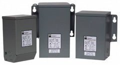 Sola/Hevi-Duty - 1 Phase, 120/208/240/277 Volt Input, 120/240 Volt Output, 60 Hz, 5 kVA, General Purpose Transformer - 4, 12, 3R, 4X NEMA Rating, 239°F Temp Rise, 14 Inch Wide x 9 Inch Deep x 17 Inch High, Indoor, Outdoor, Wall Mount - Exact Tooling